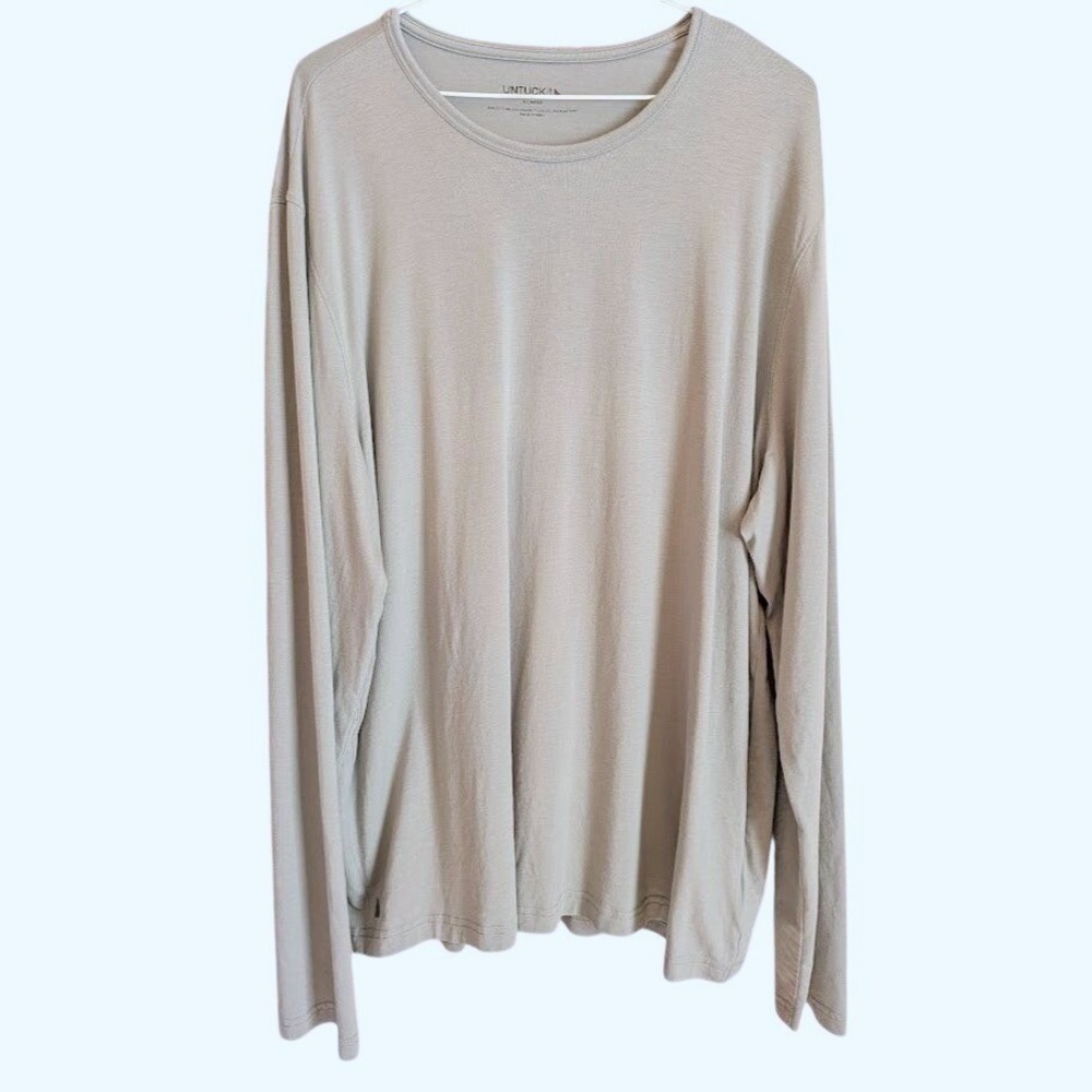 UNTUCKit Long Sleeve Tee Mens XL Casual Basics Everyday Capsule Comfy Classic